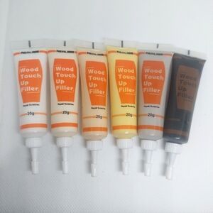 REALiNN wood touch up filler repair scratches set of 6 white tan gray yellow 20g